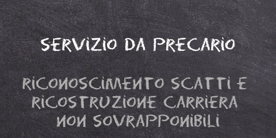 anzianità di servizio, riconoscimento scatti e ricostruzione di carriera non sovrapponibili - scuola ricorsi