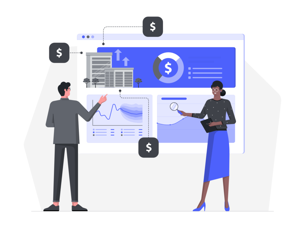Due persone, un uomo e una donna, stanno analizzando dei numeri a schermo. Scuola ricorsi - precariato